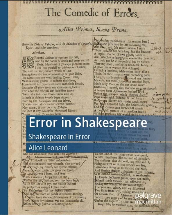 Error in Shakespeare: Shakespeare in Error