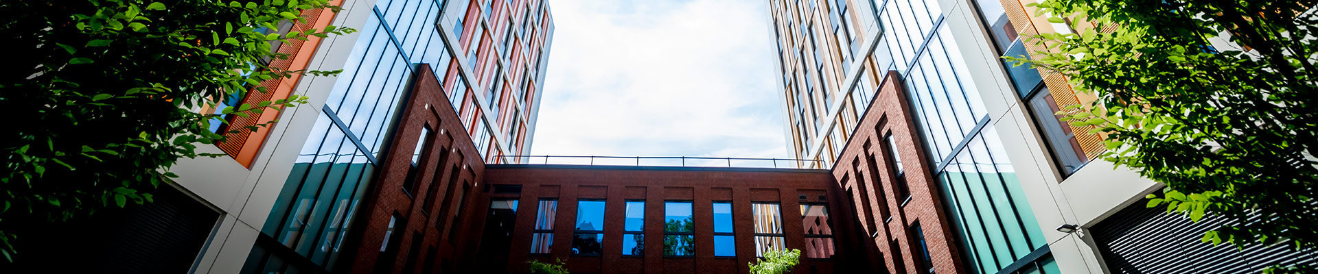 Exterior view of Bishopgate student accommodation
