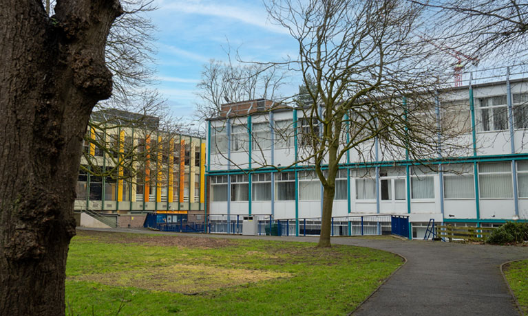 cw-body3-767x460 outside view of the Charles Ward building at Coventry University campus