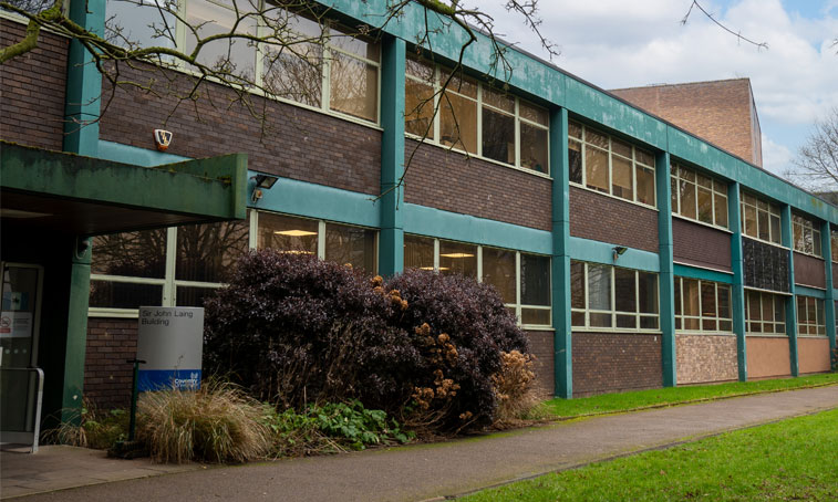 Entrance to the John Laing building
