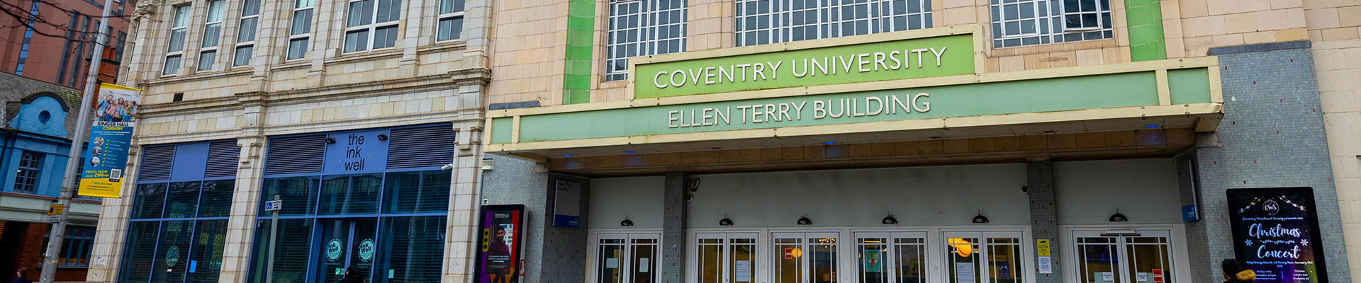 exterior view of the Ellen Terry building