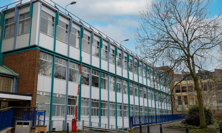 cw-body2-767x460 outside view of the Charles Ward building at Coventry University campus