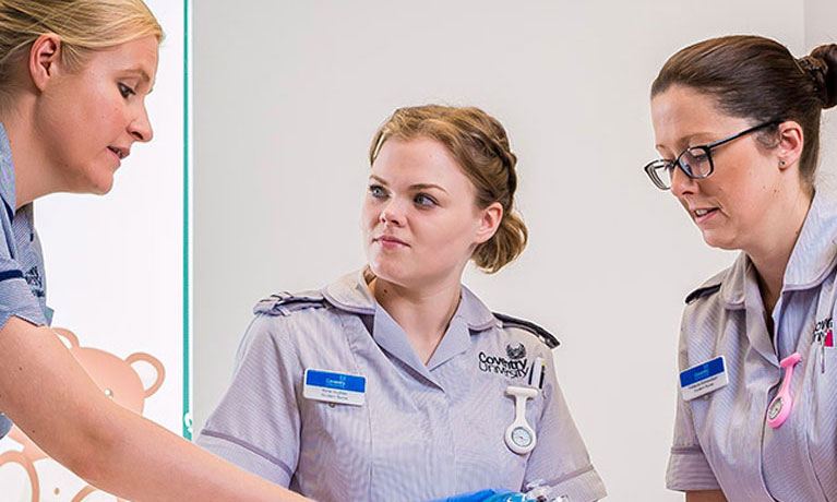 Nursing Associates in-training at Coventry University