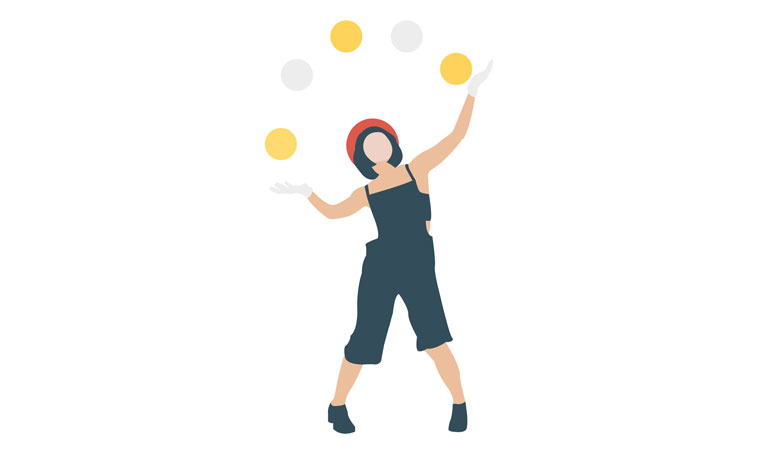 juggler illustration