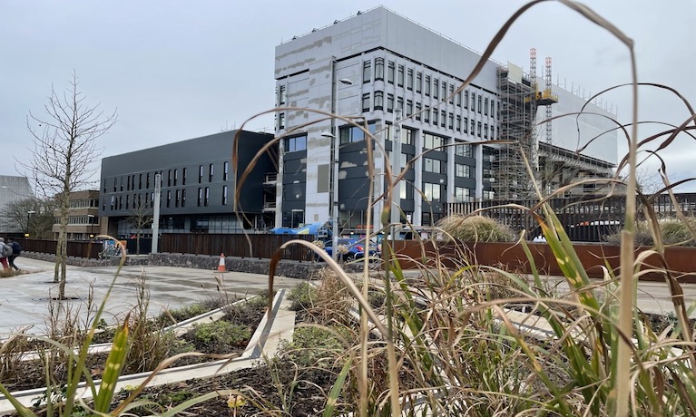 Coventry University's Faculty of Arts and Humanities redevelopment under construction