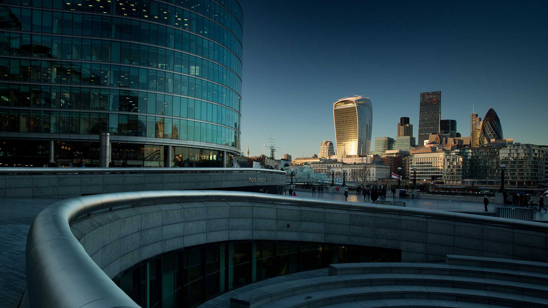 A landscape view of London city