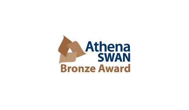 Athena Swan Bronze award logo