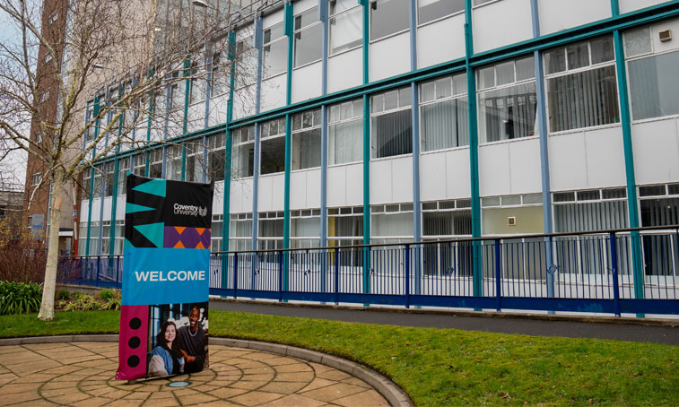 The entrance to the Charles Ward building