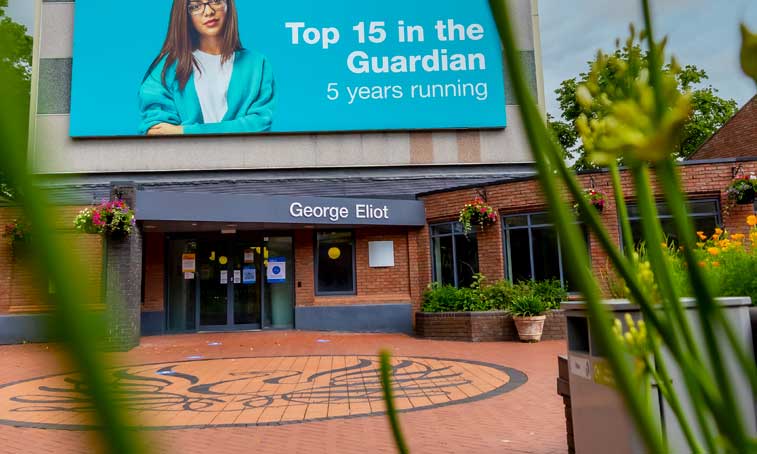 Entrance to the George Eliot building