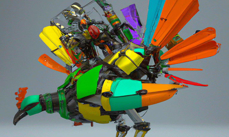 ornate mecha turkey thanksgiving