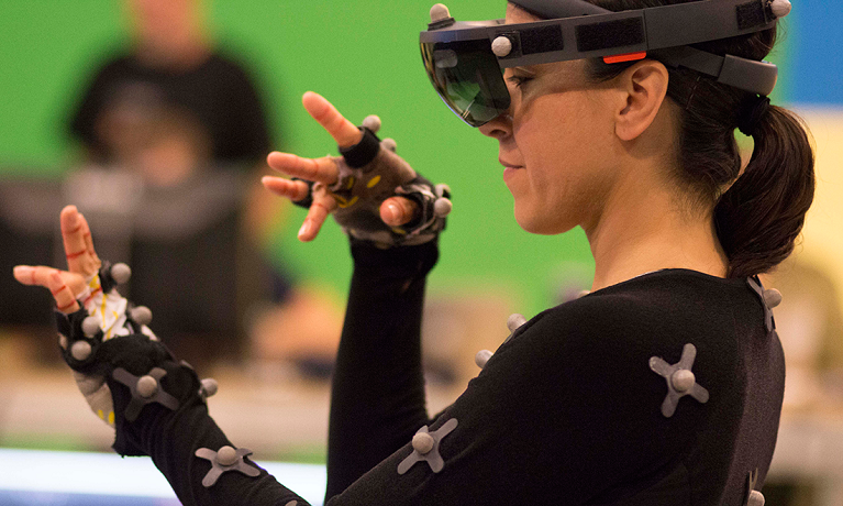 Rosemary Cisneros. WhoLoDancE Motion Capture Session. Amsterdam. July 2016. Photo: Giulio Bottini.