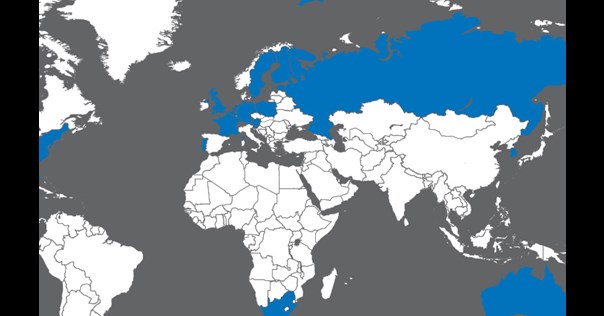 Map and locations of strategic partners