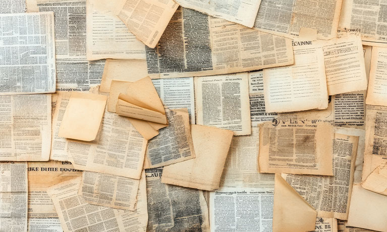Old newspaper archives