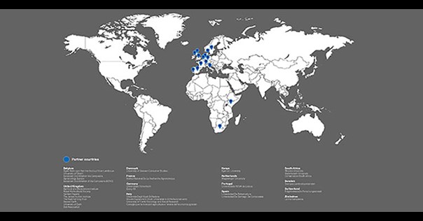 Map and locations of strategic partners