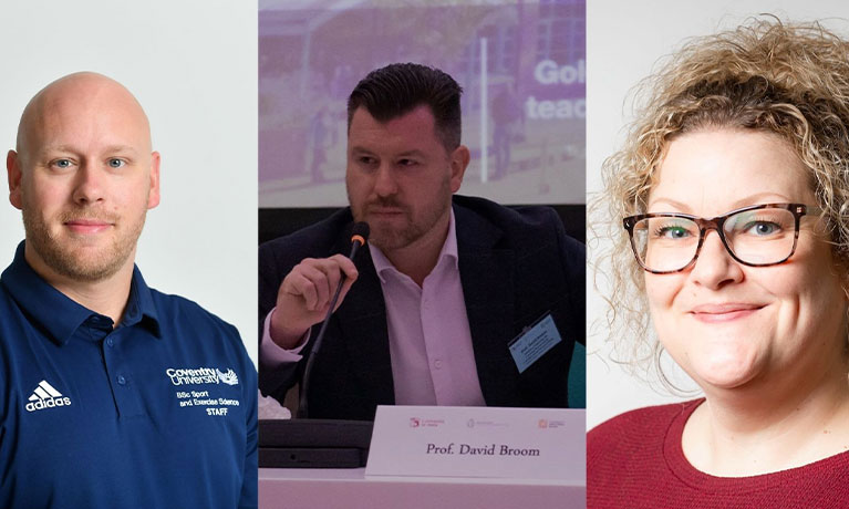 Dr Mathew Hill, Professor David Broom and Dr Hayley Wright