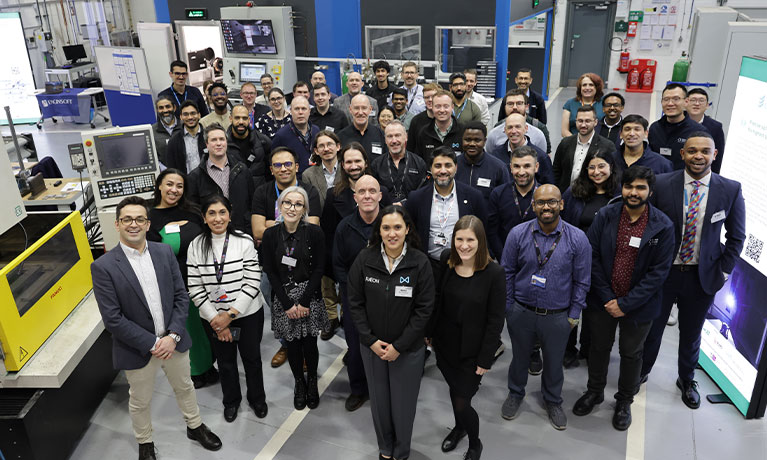 Group of people at the Clean Futures Demo Day
