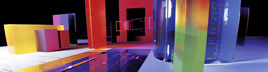 Mutli-coloured shapes