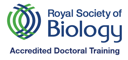 Royal Society of Biology Accredited Doctoral Training logo