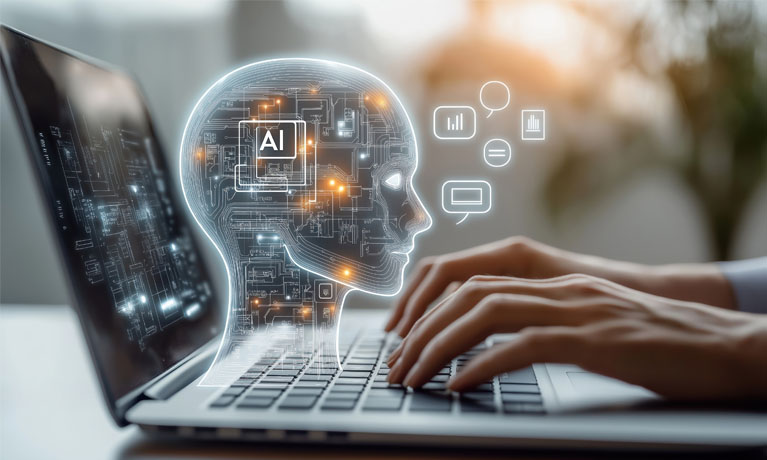 AI generated AI abstract representation