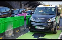 Ground-breaking trial for electric taxis with wireless charging gets underway