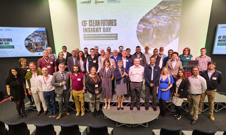 Clean Futures team stood together at event