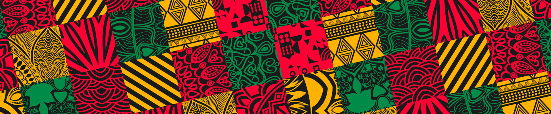 Traditional African patterns for Black History Month
