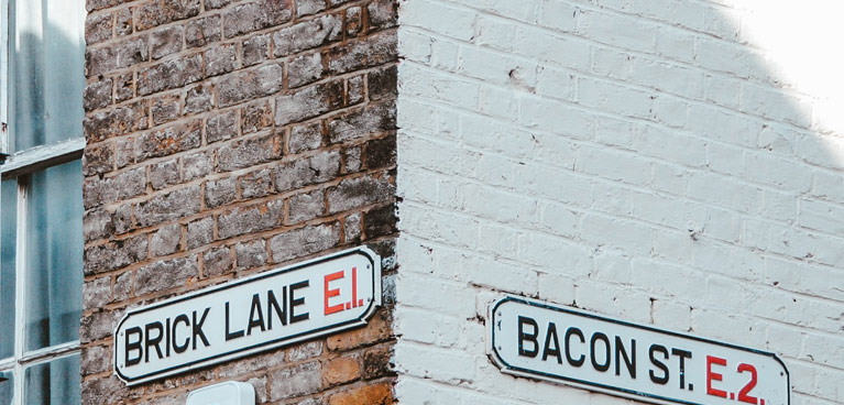 Brick Lane street sign