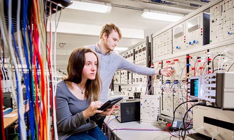 Electrical Automotive engineering students