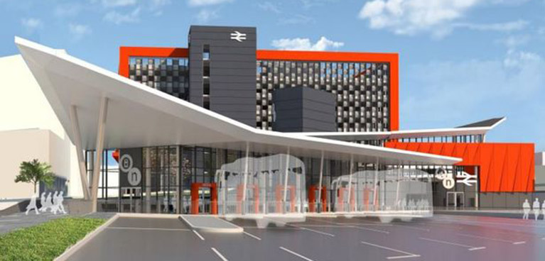 Artists impression of Coventry Train Station