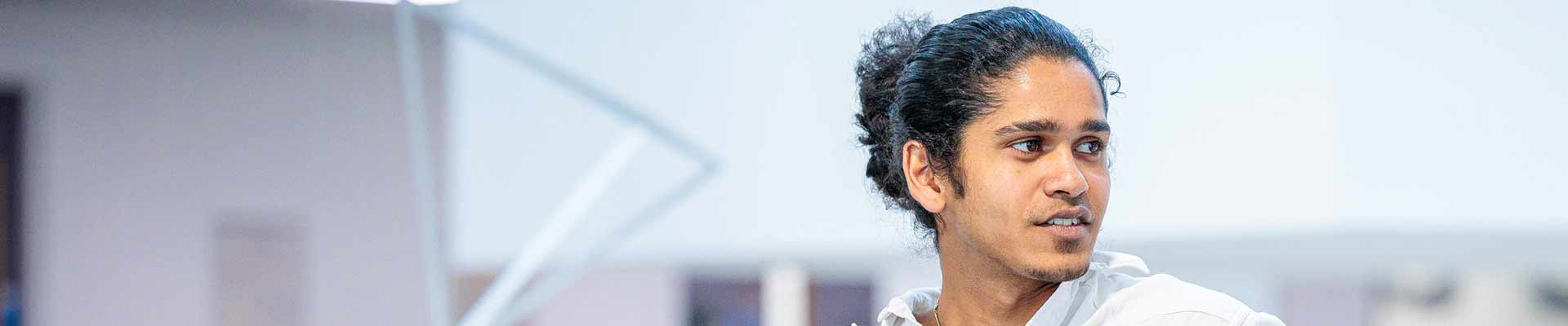 PG student Prahakaran Selvaraj