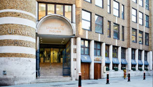 Entrance of Coventry university London building