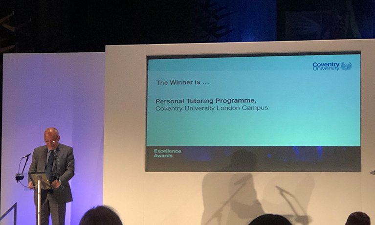 Personal Tutoring Programme takes home top award at Coventry Excellence Awards 2019