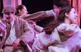 Actors performing on stage