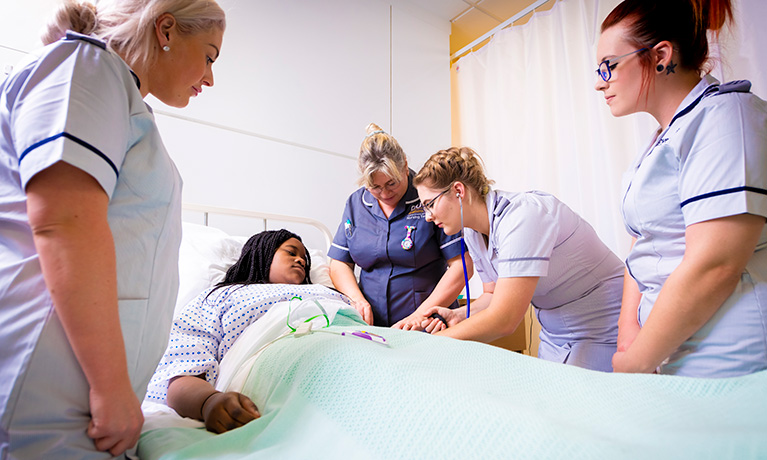 Nursing students at CU Scarborough