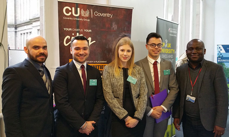 CU Coventry students triumph in sales competition