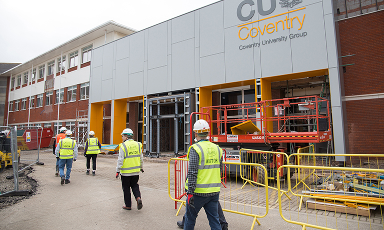 Building work gets underway on new CU Coventry campus