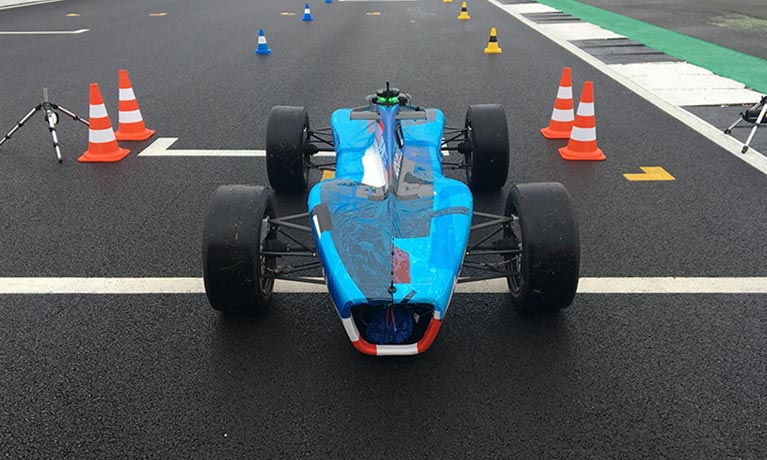 AI vehicle at silverstone