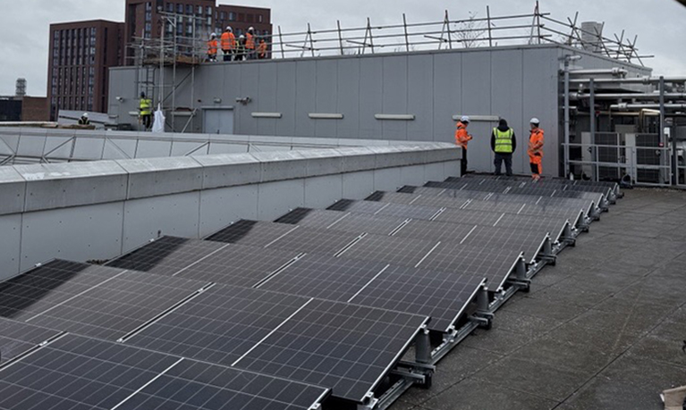 Coventry University installs nearly 800 solar panels in bid to hit net zero carbon target