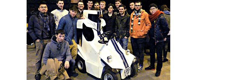 Coventry students design 'world's smallest car' for Top Gear