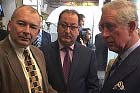 Uni vice-chancellor meets the Prince of Wales in Jordan