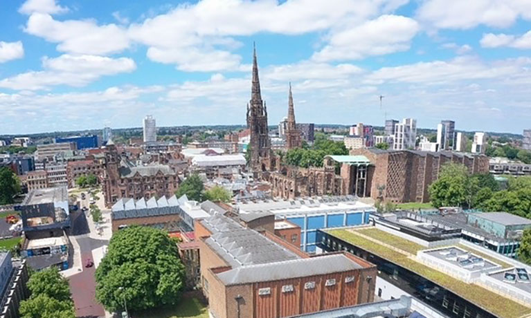 A view of Coventry City Centre