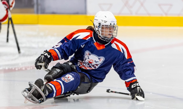 Kirsty in action for Team GB. Photo credit Ian Offers.