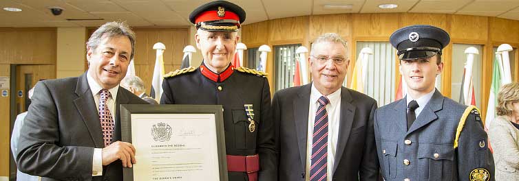 Coventry University receives Queen’s Award from Vice Lord-Lieutenant